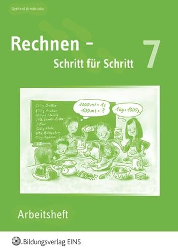 Beispielbild fr Rechnen, Schritt fr Schritt, EURO, Bd.7: Arbeitsheft zum Verkauf von medimops