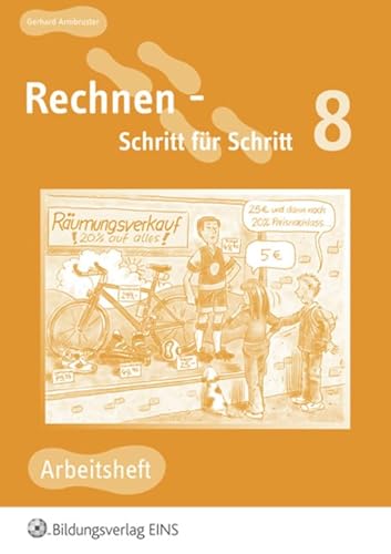 Beispielbild fr Rechnen, Schritt fr Schritt, EURO, Bd.8: Arbeitsheft zum Verkauf von medimops