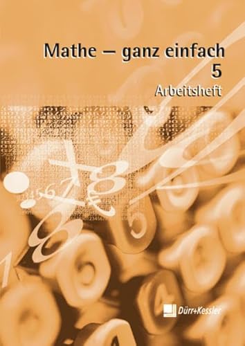 9783818108557: Mathe - ganz einfach 5. Arbeitsheft