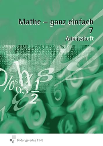 Beispielbild fr Mathe - ganz einfach 7. Arbeitsheft zum Verkauf von medimops