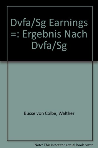 Stock image for Ergebnis nach DVFA/ SG for sale by NEPO UG