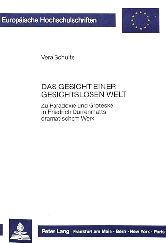 Das Gesicht einer gesichtslosen Welt. - Schulte, Vera