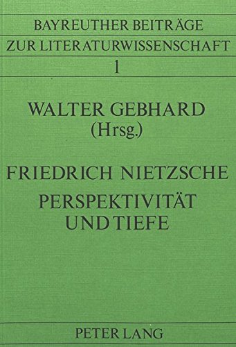 Imagen de archivo de Friedrich Nietzsche. Perspektivitt und Tiefe. Bayreuther Nietzsche Kolloquium 1980. a la venta por Antiquariat & Verlag Jenior