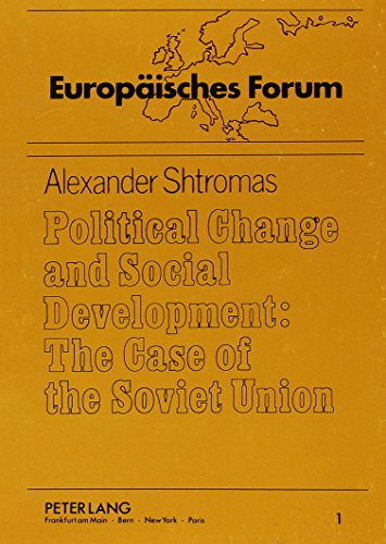 Stock image for Political change and social development. The case of the Soviet Union. for sale by Vico Verlag und Antiquariat Dr. Otto