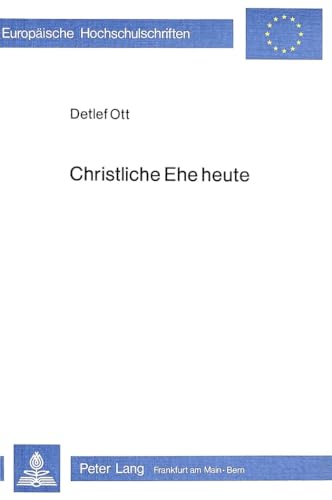 Christliche Ehe heute.