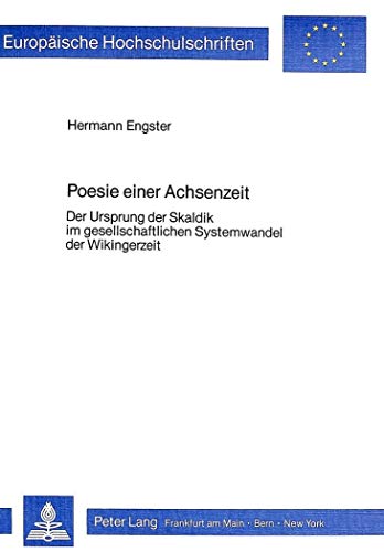 Imagen de archivo de Poesie einer Achsenzeit. a la venta por SKULIMA Wiss. Versandbuchhandlung