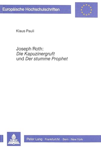 Beispielbild fr Joseph Roth. zum Verkauf von SKULIMA Wiss. Versandbuchhandlung