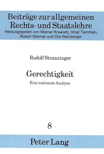 Beispielbild fr Gerechtigkeit. zum Verkauf von SKULIMA Wiss. Versandbuchhandlung