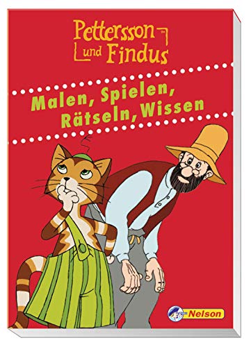 9783821235158: Pettersson und Findus - Malen, Spielen, Rtseln, Wissen 01: Beschftigungsblock