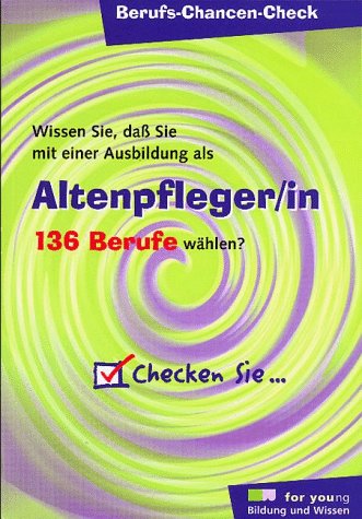 9783821482286: Berufs-Chancen-Check, Altenpfleger/in