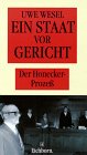 Imagen de archivo de Der Honecker-Prozess: Ein Staat vor Gericht (German Edition) a la venta por Once Upon A Time Books