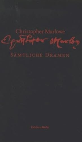 SÃ¤mtliche Dramen. (9783821806617) by Marlowe, Christopher; SchlÃ¼ter, Wolfgang.