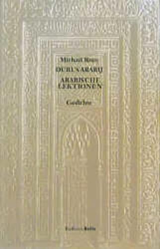 Imagen de archivo de Durus Arabij, Arabische Lektionen a la venta por medimops
