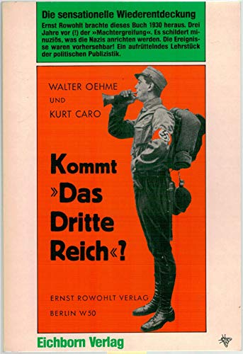 9783821809038: Kommt das Dritte Reich?