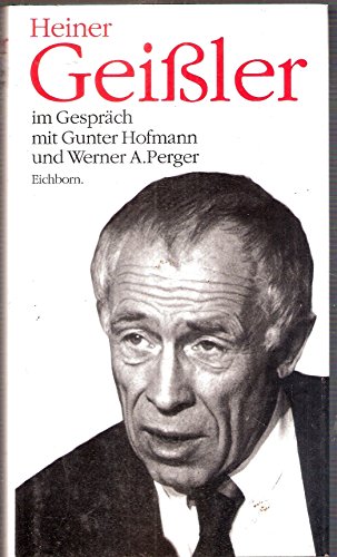 Beispielbild fr Heiner Geiler im Gesprch mit Gunter Hofmann und Werner A. Perger zum Verkauf von Kultgut
