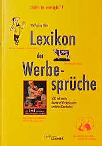 Stock image for Lexikon der Werbesprche for sale by medimops