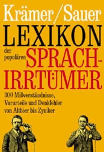 Imagen de archivo de Lexikon der populären Sprachirrtümer. a la venta por HPB-Emerald