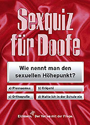 Stock image for Sexquiz fr Doofe. for sale by Leserstrahl  (Preise inkl. MwSt.)
