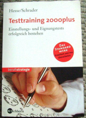 Stock image for Testtraining 2000plus. Einstellungs- und Eignungstests erfolgreich bestehen for sale by medimops