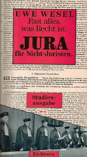 Imagen de archivo de Fast alles, was Recht ist. Studienausgabe. Jura fr Nicht- Juristen a la venta por Versandantiquariat Felix Mcke