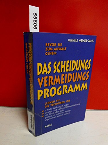 9783822503140: Das Scheidungs-Vermeidungs-Programm