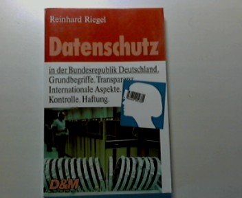 Beispielbild fr Datenschutz in der Bundesrepublik Deutschland zum Verkauf von medimops
