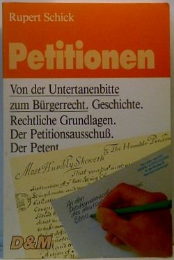 Beispielbild fr Petitionen. Von der Untertanenbitte zum Brgerrecht zum Verkauf von getbooks GmbH