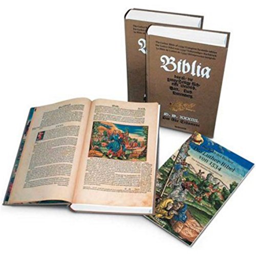 9783822821961: Die Luther-Bible of 1534 Complete Facsmile edition (German Edition)