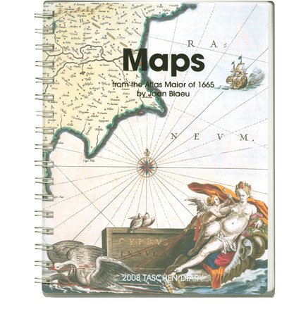 9783822838433: Maps from the Atlas Maior of 1665 by Joan Blaeu 2008 Diary