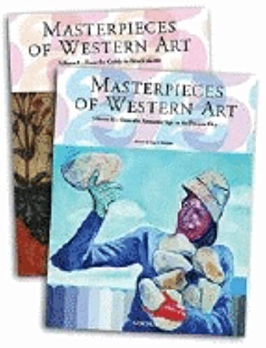 Stock image for Masterpieces of Western Art A History Of Art In 900 Individual Studies From The Gothic To Neoclassicism and Vol. 2 - From the Romantic Age to the Present Day; 2 Volume Set for sale by Midway Book Store (ABAA)