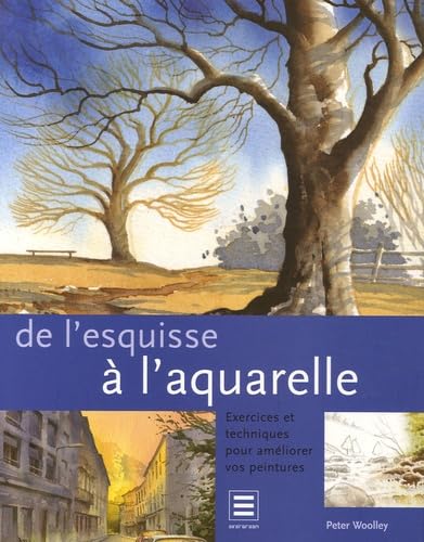 Stock image for De l'esquisse  l'aquarelle : Exercices et techniques pour amliorer vos peintures for sale by medimops