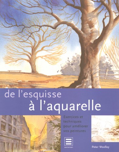 Stock image for De l'esquisse  l'aquarelle : Exercices et techniques pour amliorer vos peintures for sale by medimops
