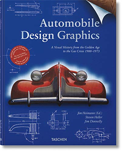Stock image for Automobile Design Graphics: A Visual History from the Golden Age to the Gas Crisis 1900-1973 for sale by Dogwood Books