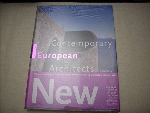 Stock image for Contemporary European Architects, Vol.5: 005 (Architecture & Design) for sale by medimops