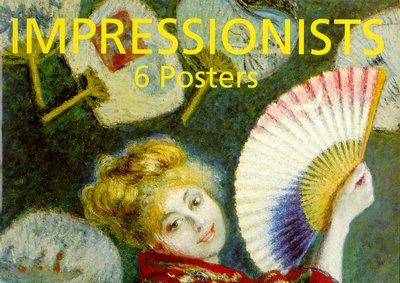 Stock image for Impressionists Posterbook. Texte in deutsch, englisch und franzsisch Posterbooks for sale by medimops