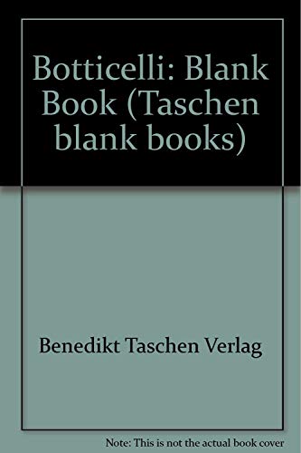 Beispielbild fr Botticelli: Blank Book (Taschen blank books) zum Verkauf von Leserstrahl  (Preise inkl. MwSt.)