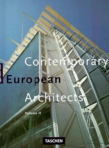 Stock image for Contemporary European Architects: Vol. 2 for sale by More Than Words