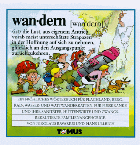 Imagen de archivo de wandern. Ein frhliches Wrterbuch a la venta por medimops