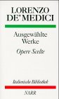 Beispielbild fr Ausgewhlte Werke Opere scelte. Zweisprachige Ausgabe deutsch - italienisch zum Verkauf von medimops