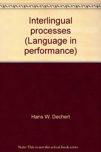 9783823340706: Interlingual Processes