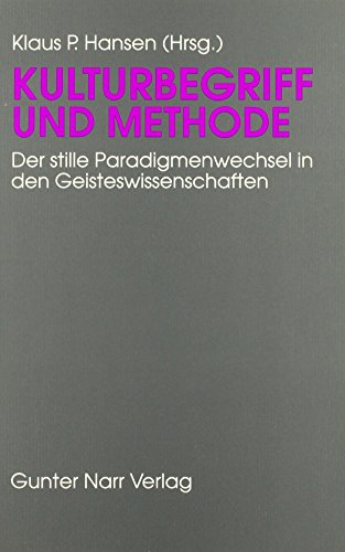 Beispielbild fr Kulturbegriff und Methode zum Verkauf von medimops