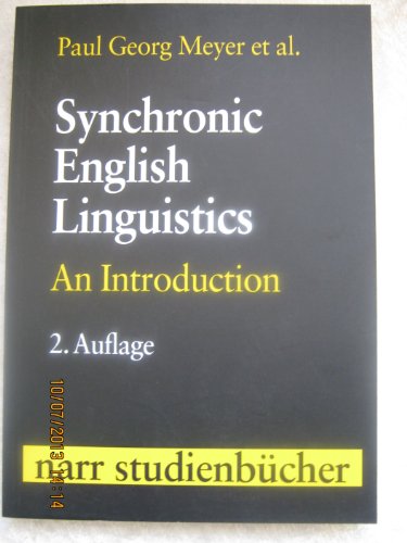 Synchronic English Linguistics: An Introduction