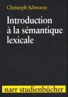 9783823349839: Introduction a la semantique lexicale