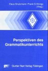 9783823350699: Perspektiven des Grammatikunterrichts