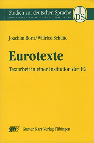 Beispielbild fr Eurotexte. zum Verkauf von SKULIMA Wiss. Versandbuchhandlung