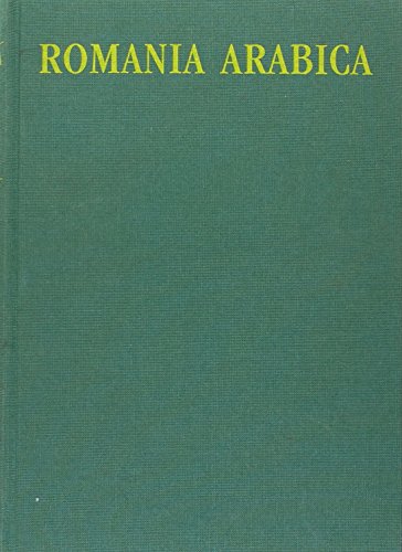 Beispielbild fr Romania Arabica: Festschrift fr Reinhold Kontzi zum 70. Geburtstag zum Verkauf von medimops