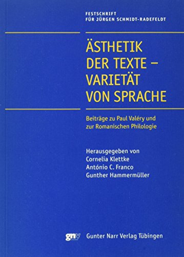 9783823352037: sthetik der Texte - Variett von Sprache