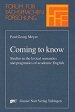 Stock image for Coming to know. Studies in the lexical semantics and pragmatics of academic Englisch. for sale by Antiquariat Herrmann