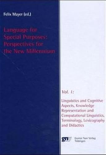Imagen de archivo de Language for Special Purposes: Perspectives for the New Millennium, 2 Vols. a la venta por medimops
