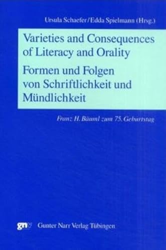 9783823358688: Formen und Folgen von Schriftlichkeit und Mndlichkeit